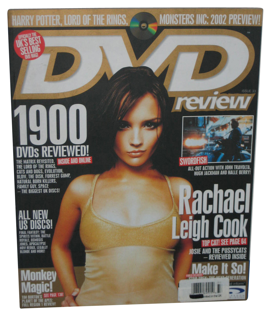 DVD Review Magazine Book Issue #33 - (Rachael Leigh Cook Cover)