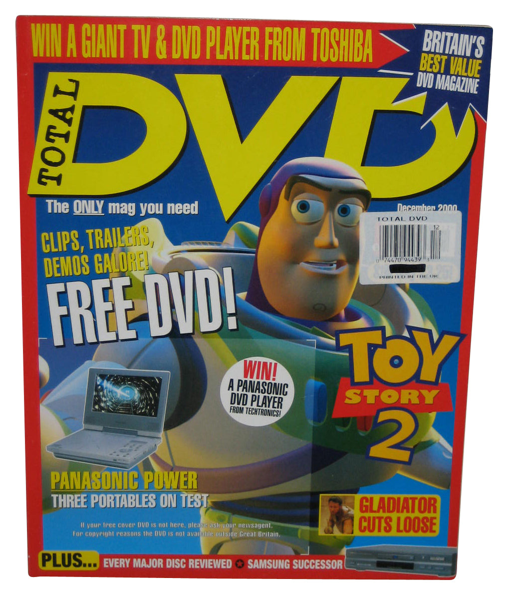 Total DVD December 2000 Magazine Book #20 - (Toy Story 2 Buzz Lightyear Cover)