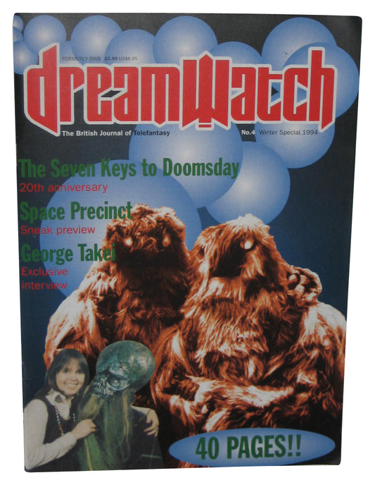 Dreamwatch Winter Special 1994 Issue 4 Magazine Book - (Space Precinct Cover)