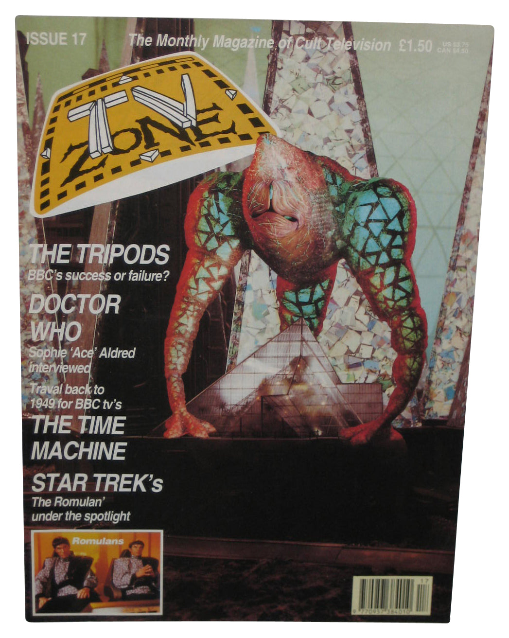 TV Zone Cult Television Magazine Book #17 - (Doctor Who Tripod Cover)