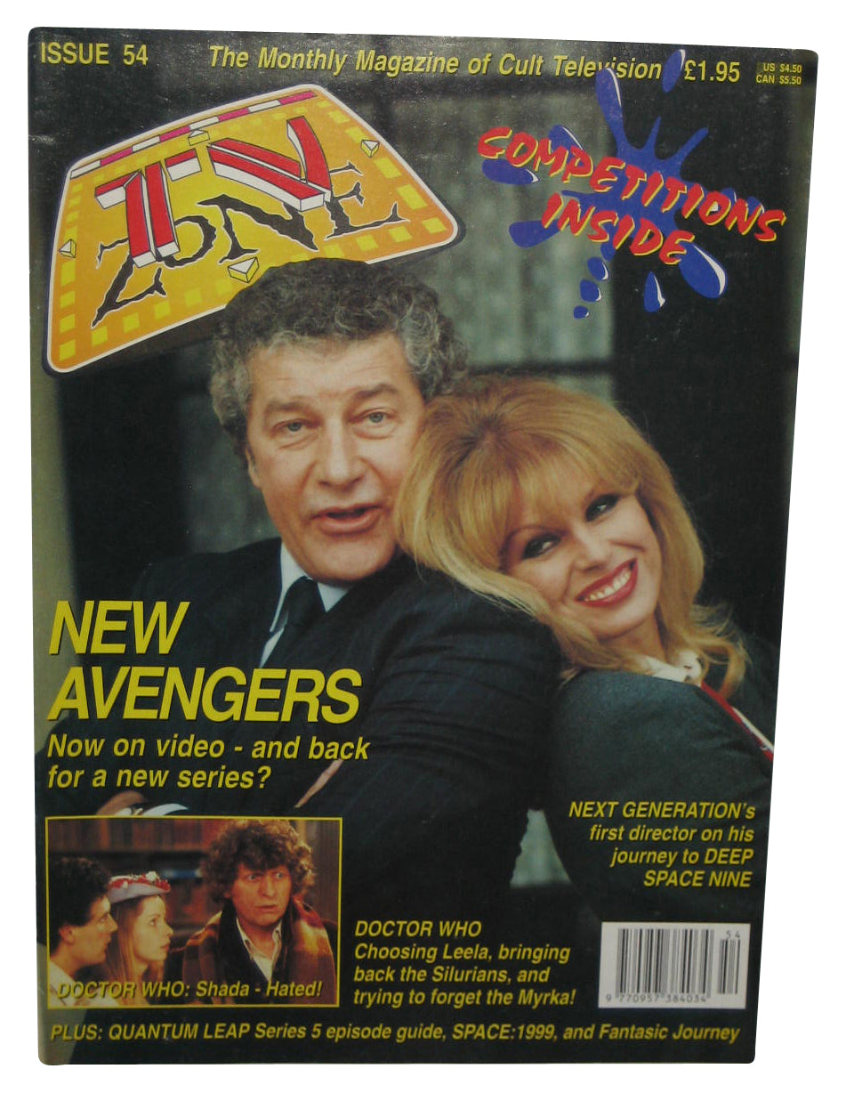 TV Zone Cult Television Magazine Book #54 - (New Avengers Cover)