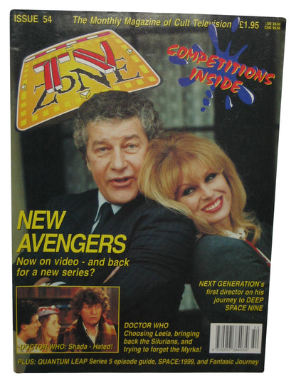 TV Zone Cult Television Magazine Book #54 - (New Avengers Cover)