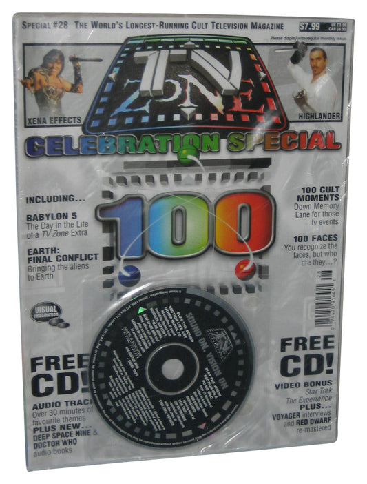 TV Zone Cult Television (1998) Celebration Special Magazine Book #28 w/ CD