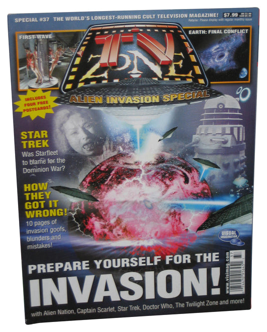 TV Zone Cult Special Magazine Book #137 - (Alien Invasion Cover w/ Postcards)