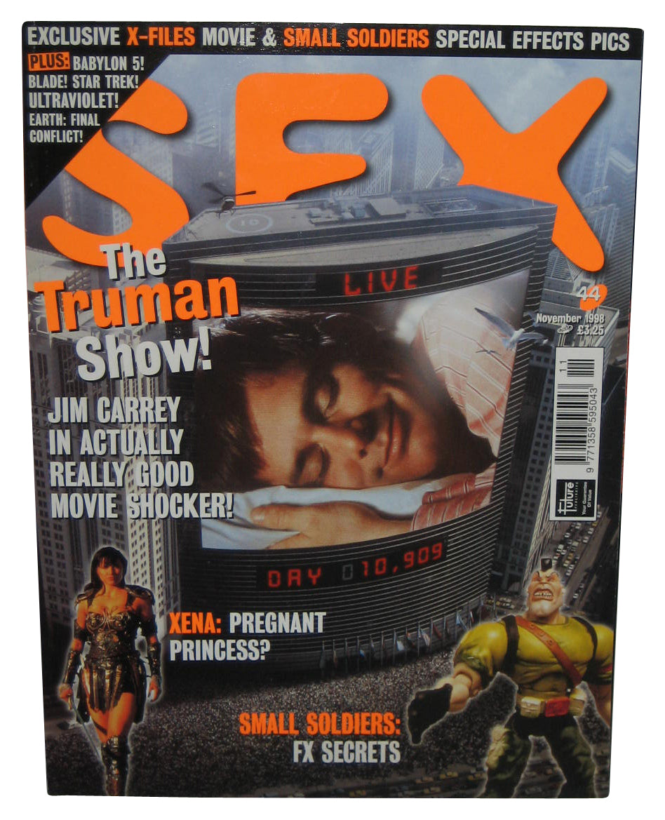 SFX Europe Sci-Fi November 1998 Magazine Book - (The Truman Show Cover)
