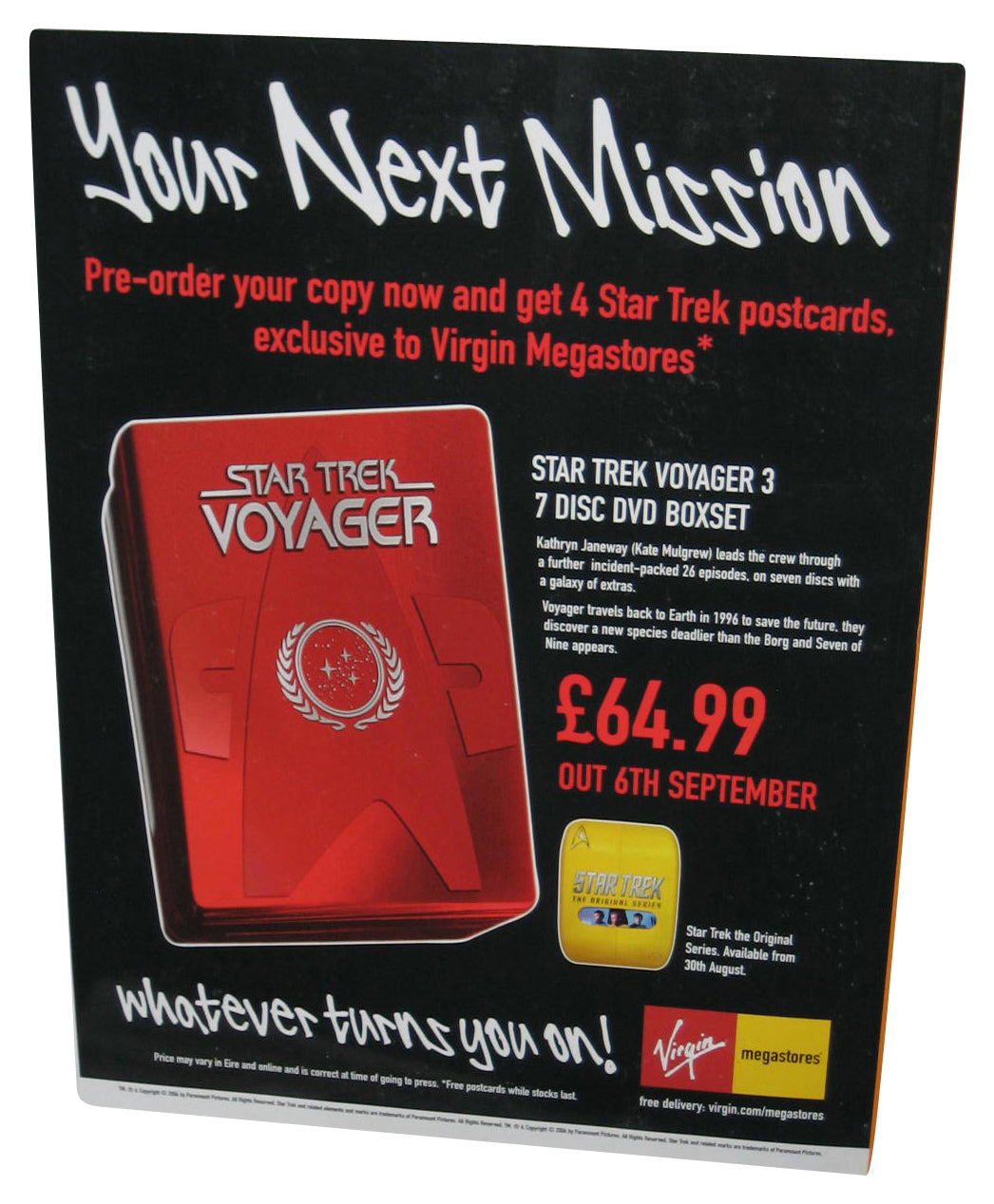 SFX Europe Sci-Fi September 2004 Magazine Book #121 - (Jolene Blalock Cover)