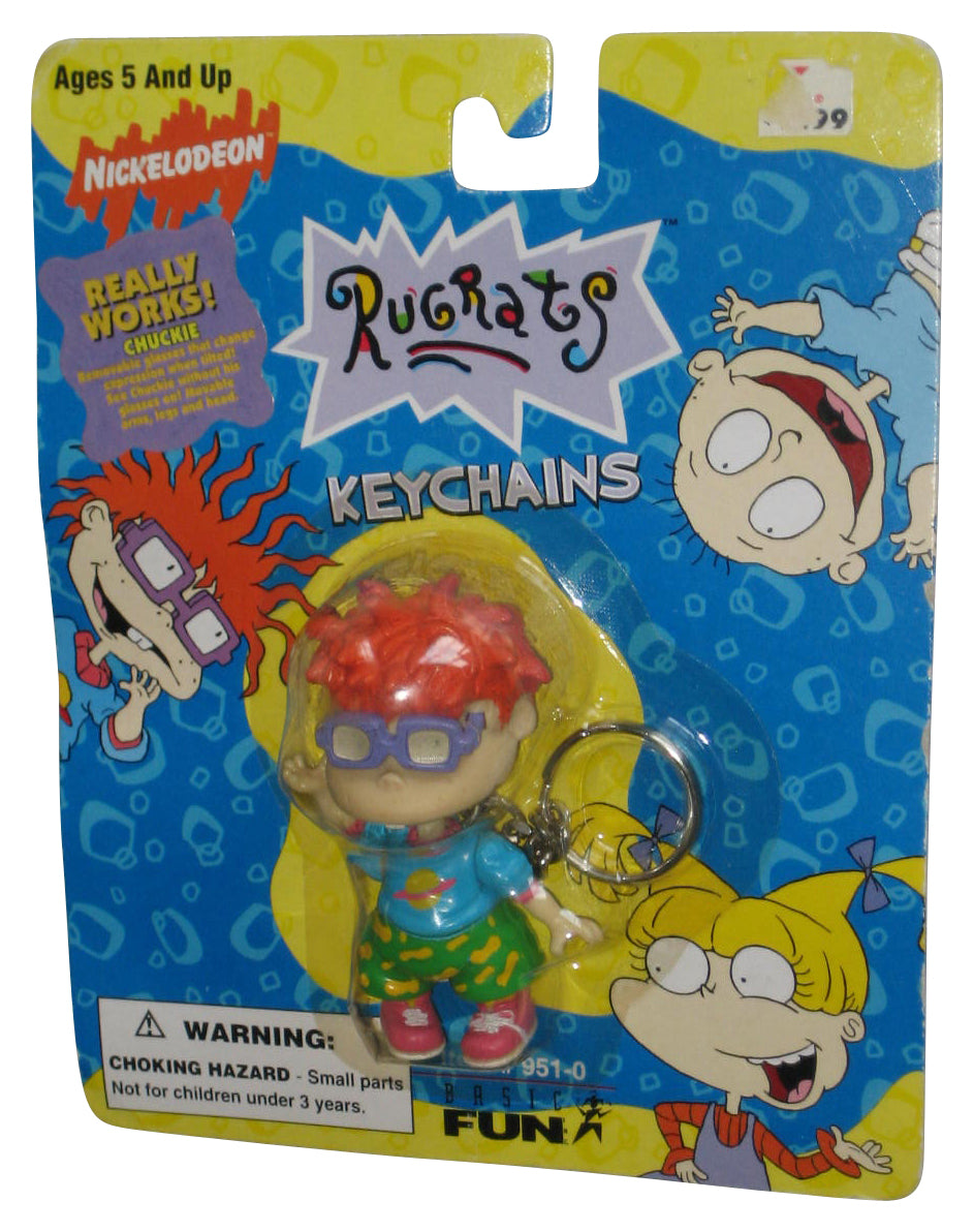 Nickelodeon Rugrats Chuckie (1997) Basic Fun Figure Keychain