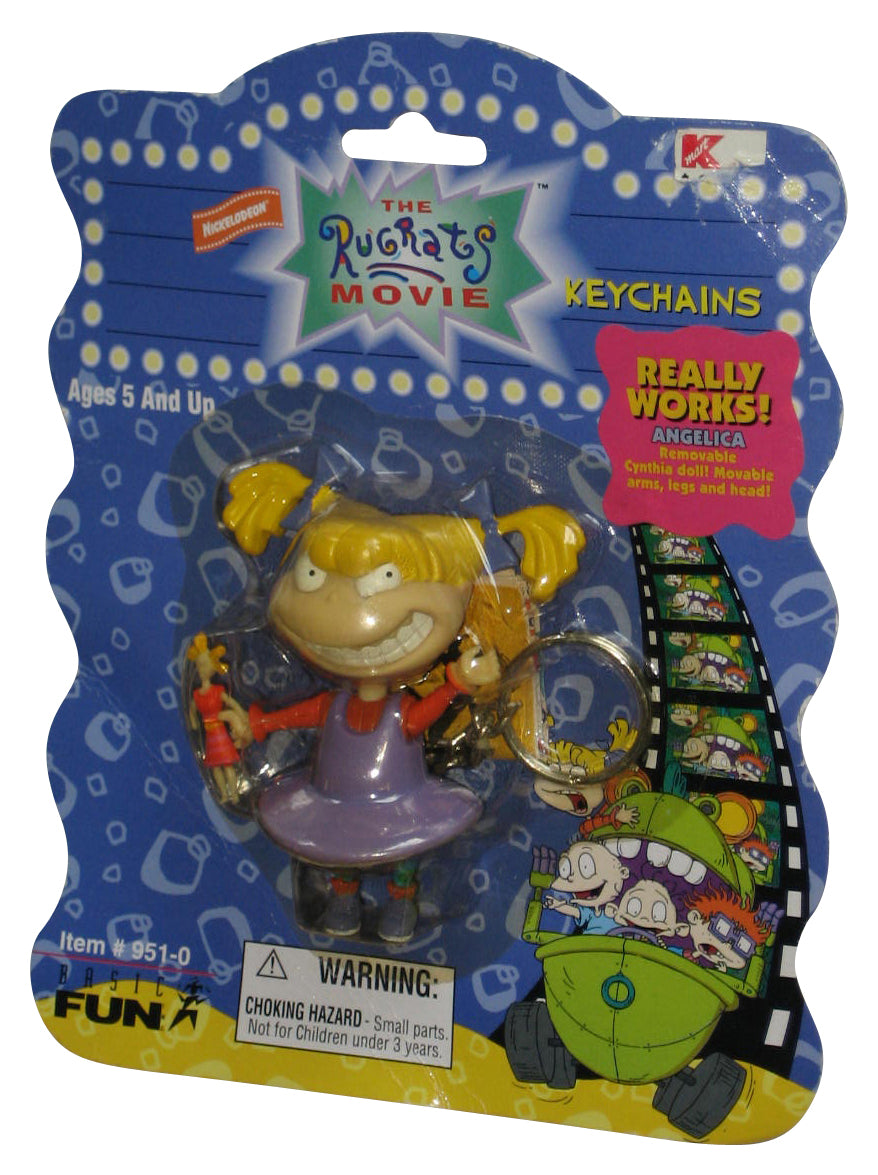 Nickelodeon Rugrats Movie Angelica (1997) Basic Fun Figure Keychain