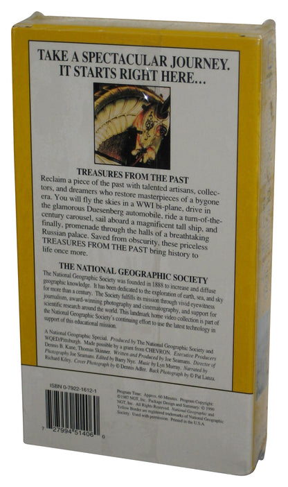 National Geographic Treasures From The Past (1990) Vintage VHS Tape
