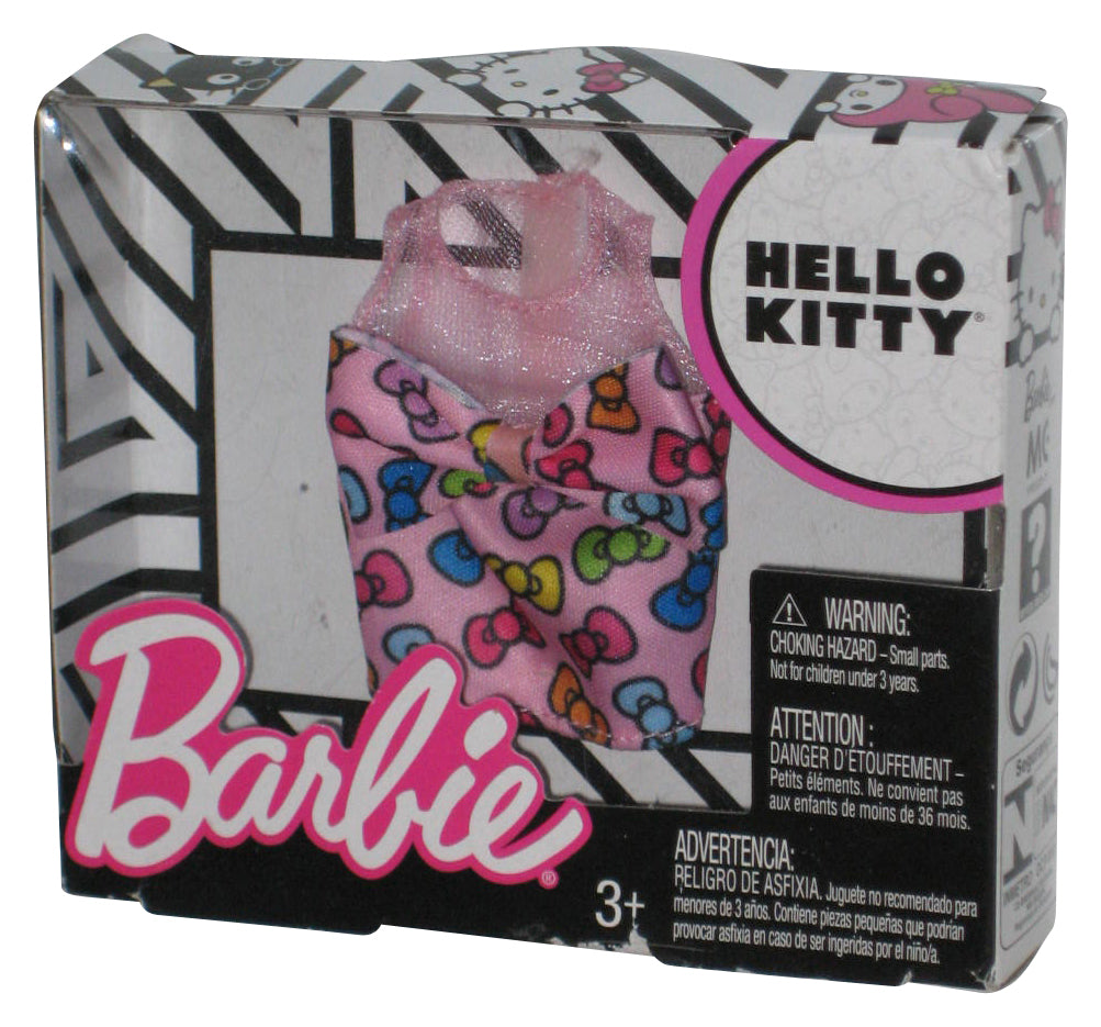 Barbie Fashion Hello Kitty (2018) Mattel Pink Bow Ties Shirt Clothing