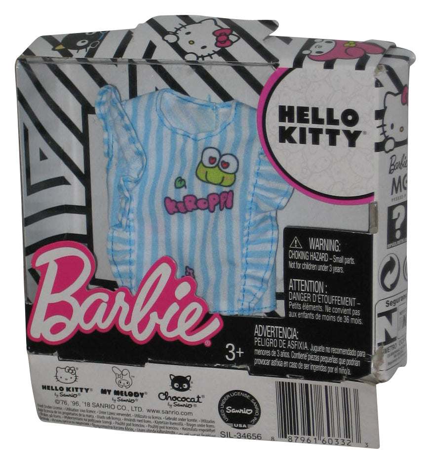 Barbie Fashion Hello Kitty (2018) Mattel Blue Keroppi Shirt Clothing