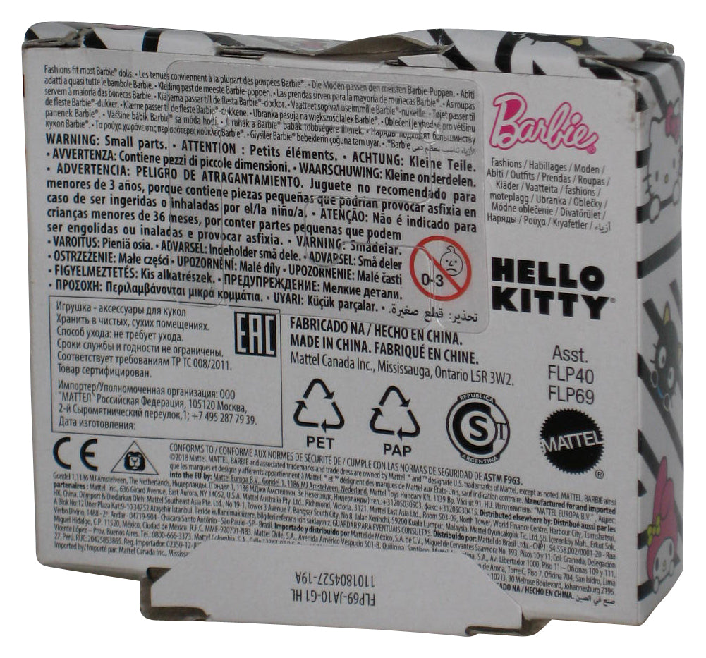 Barbie Fashion Hello Kitty (2018) Mattel My Melody Peach Top Shirt Clothing