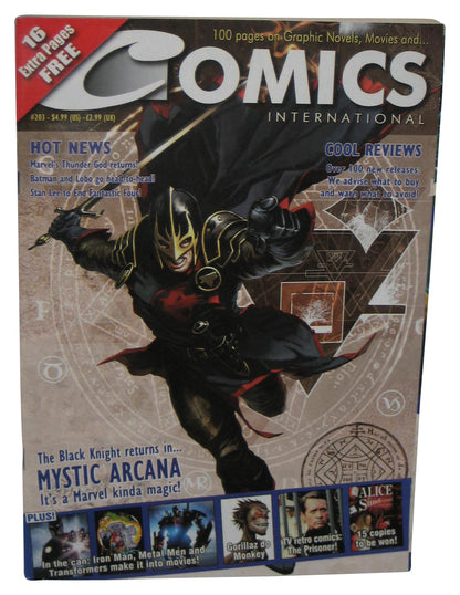 Comics International Black Knights Magazine Book #203