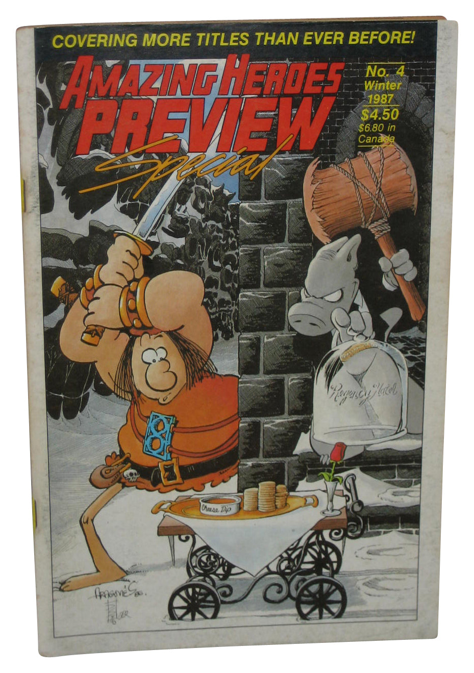 Amazing Heroes Preview Winter 1987 Paperback Book #4