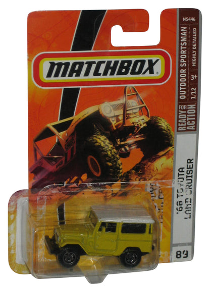 Matchbox Outdoor Sportsman (2008) Yellow '68 Toyota Land Cruiser Car #89 - (Plastic Loose From Card)