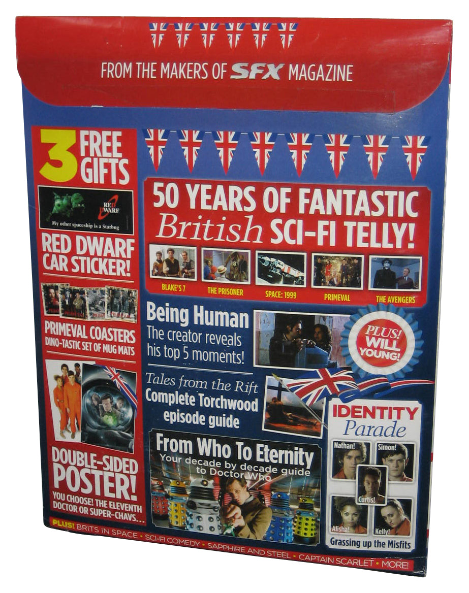 SFX Best of British Special Magazine Book #49 - (Doctor Who Cover) w/ Red Dwarf Sticker, Primeval Coasters & Poster