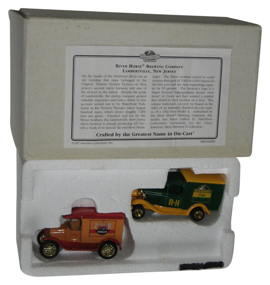 Matchbox River House Lager Zonker Stout Delivery Truck Ford Model A (1997) Toy Car 2-Pack
