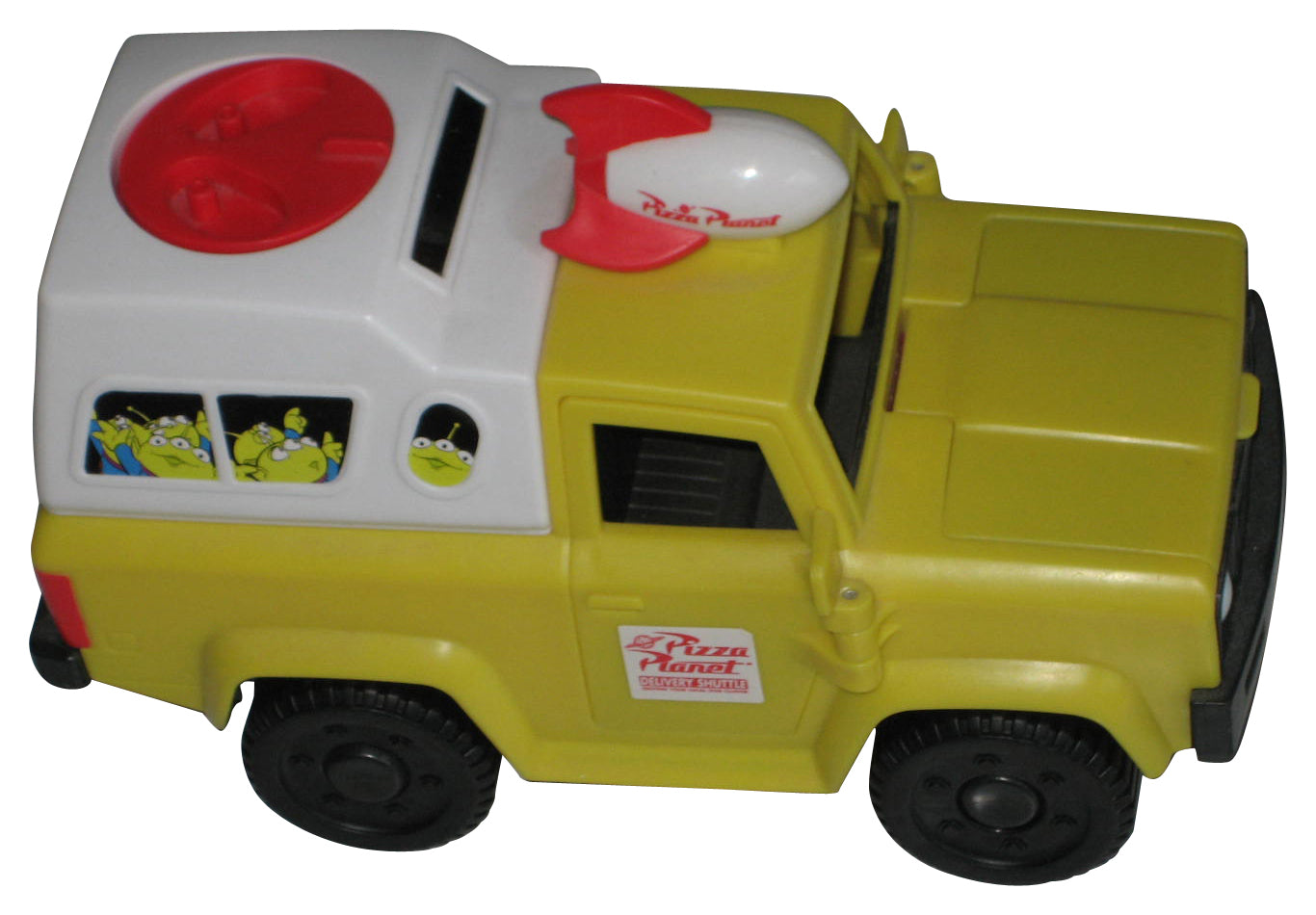 Disney Toy Story Pizza Planet Delivery Shuttle (2011) Mattel Yellow Toy Truck