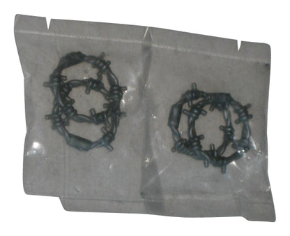 LEGO Pearl Light Gray Barbed Wire Loop 62700 - (Lot of 2)
