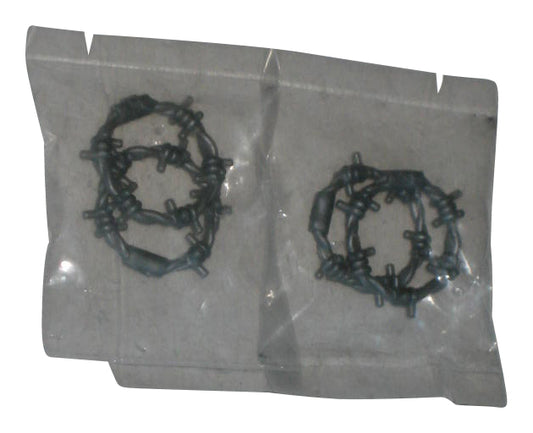 LEGO Pearl Light Gray Barbed Wire Loop 62700 - (Lot of 2)