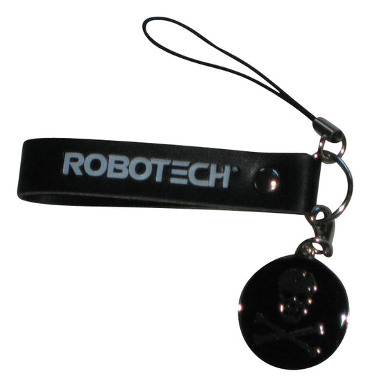 Robotech Skull Squadron Logo Symbol GE Animation Cell Phone Charm Keychain