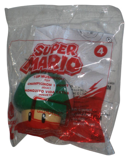 Nintendo Super Mario Bros. Green One-Up Mushroom (2017) McDonalds Toy Figure