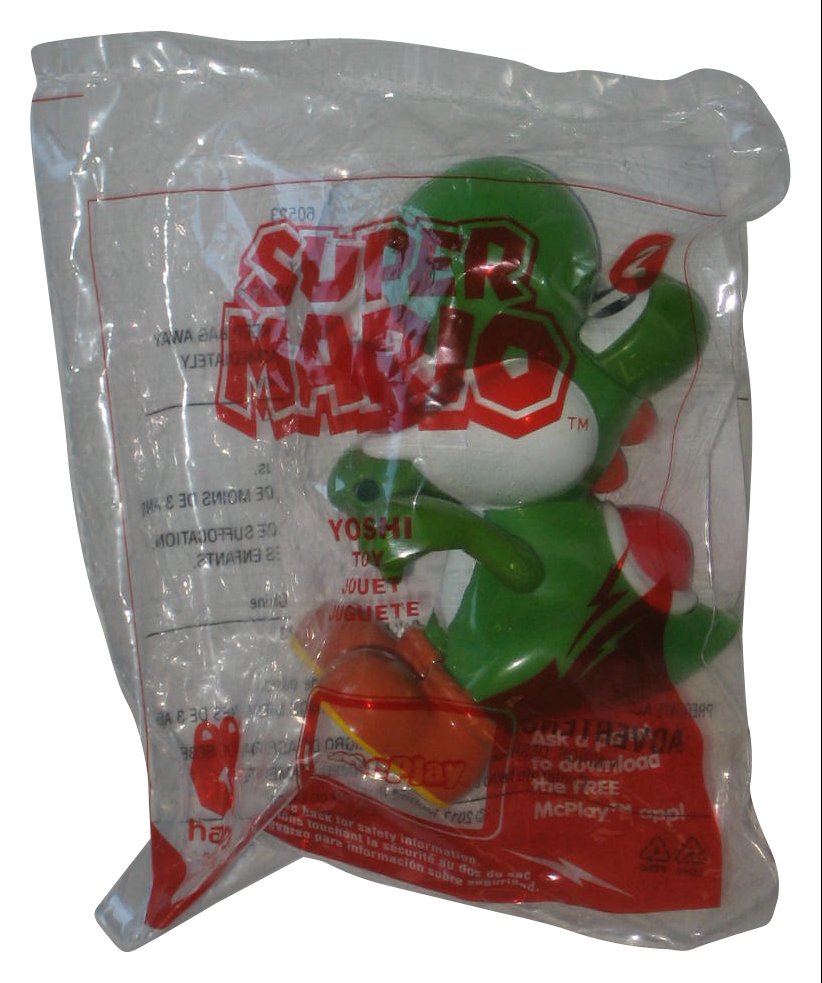 Nintendo Super Mario Bros. Green Yoshi (2017) McDonalds Toy Figure