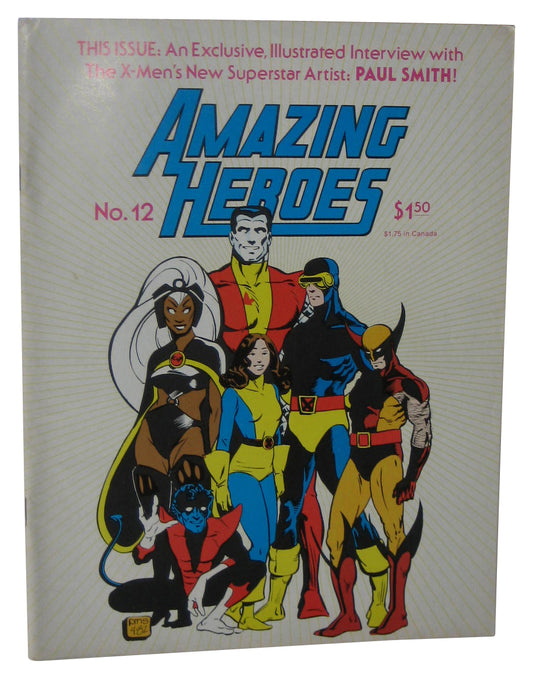 Marvel Comics X-Men Amazing Heroes (1982) Magazine Book No. 12