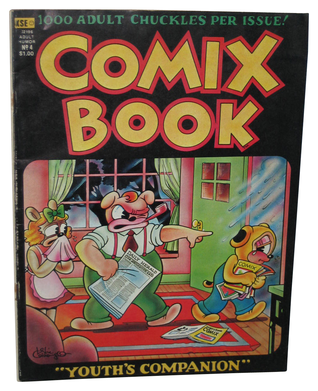 Comix Book Adult Humor (1976) Paperback Magazine Book No. 4