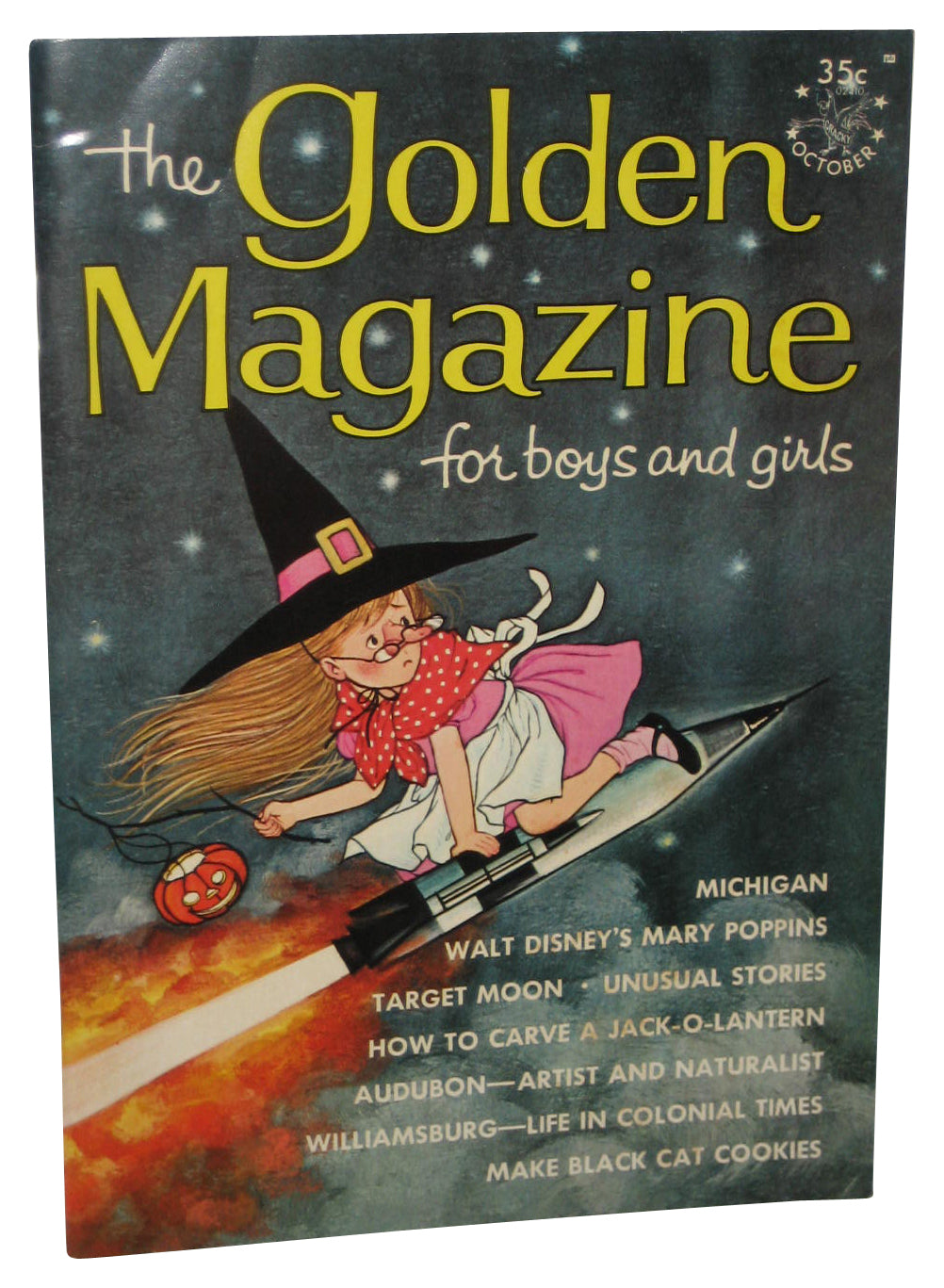 The Golden Magazine For Boys & Girls October 1964 Paperback Book