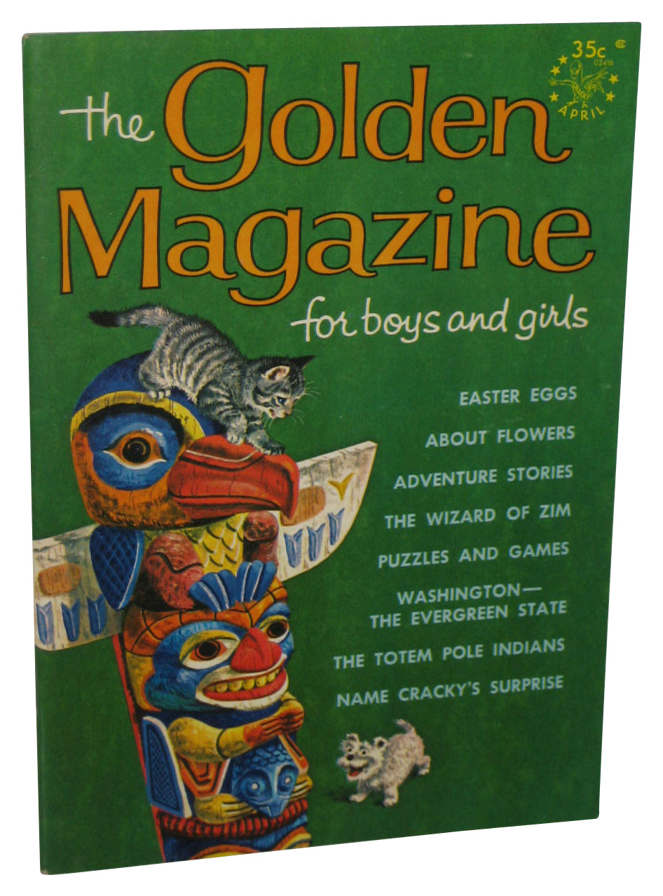 The Golden Magazine For Boys & Girls April 1965 Paperback Book