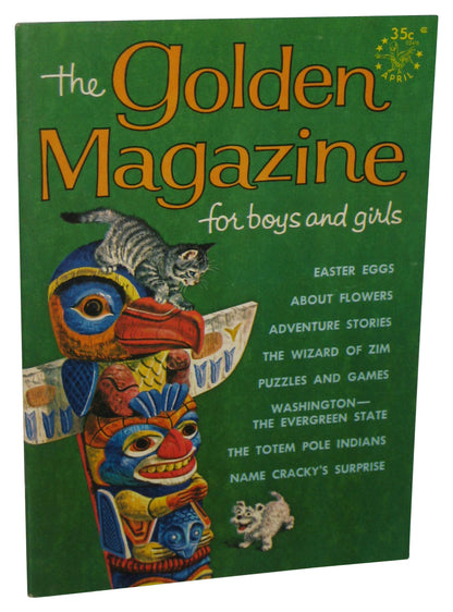 The Golden Magazine For Boys & Girls April 1965 Paperback Book