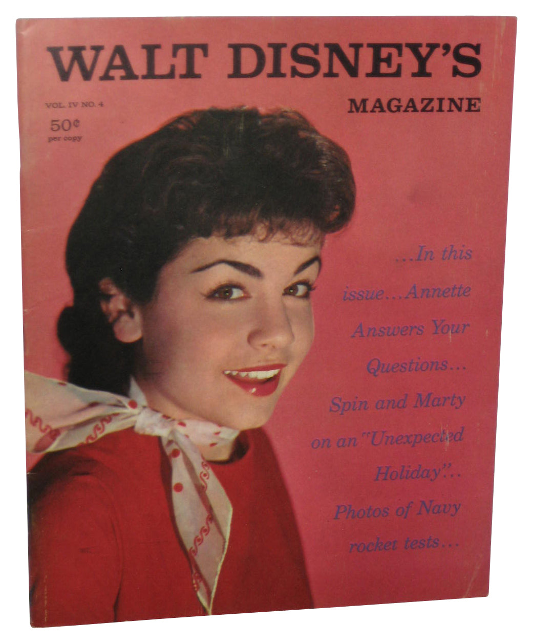 Walt Disney's Vol. IV No. 4 (1959) Magazine Paperback Book