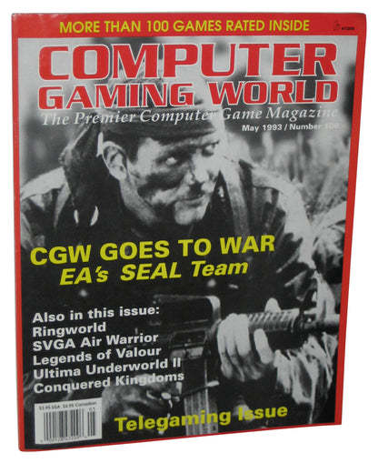 Computer Gaming World Game May 1993 Magazine Book #106