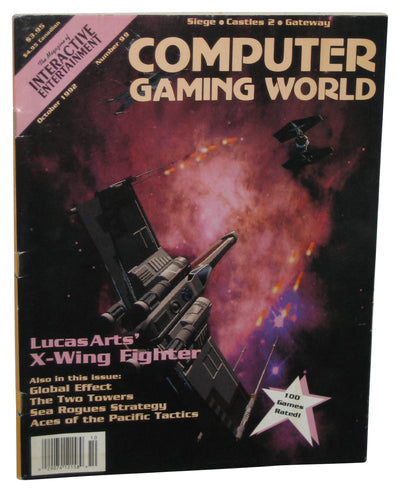 Computer Gaming World Game October 1992 Magazine Book #99