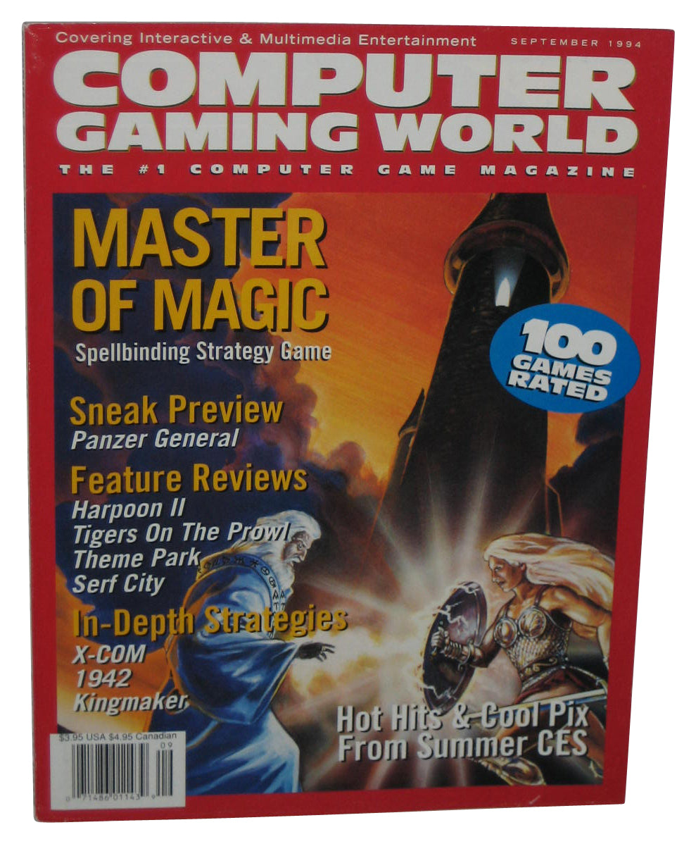 Computer Gaming World Game September 1994 Magazine Book #122
