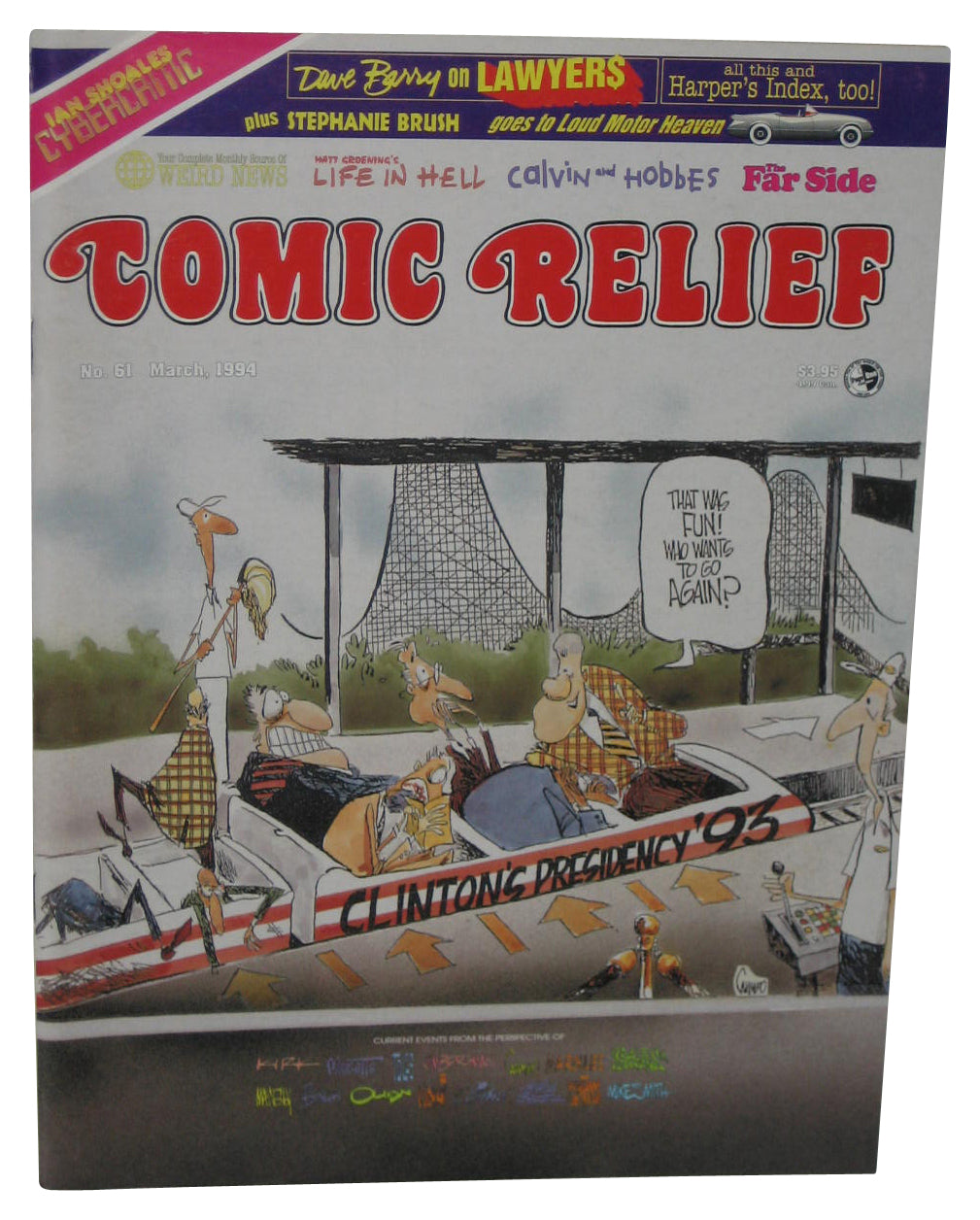 Comic Relief March 1994 Magazine Book No. 61