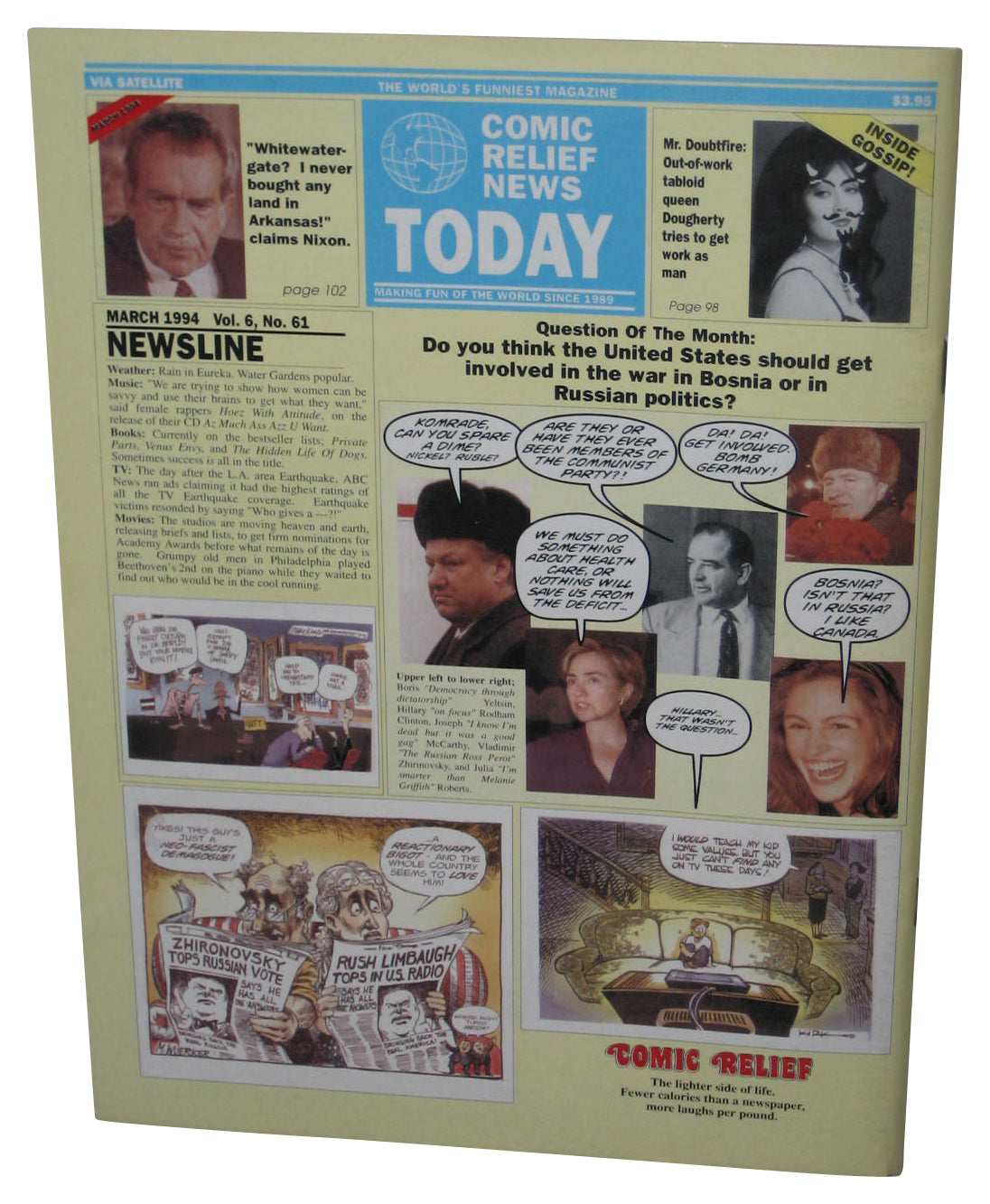 Comic Relief March 1994 Magazine Book No. 61