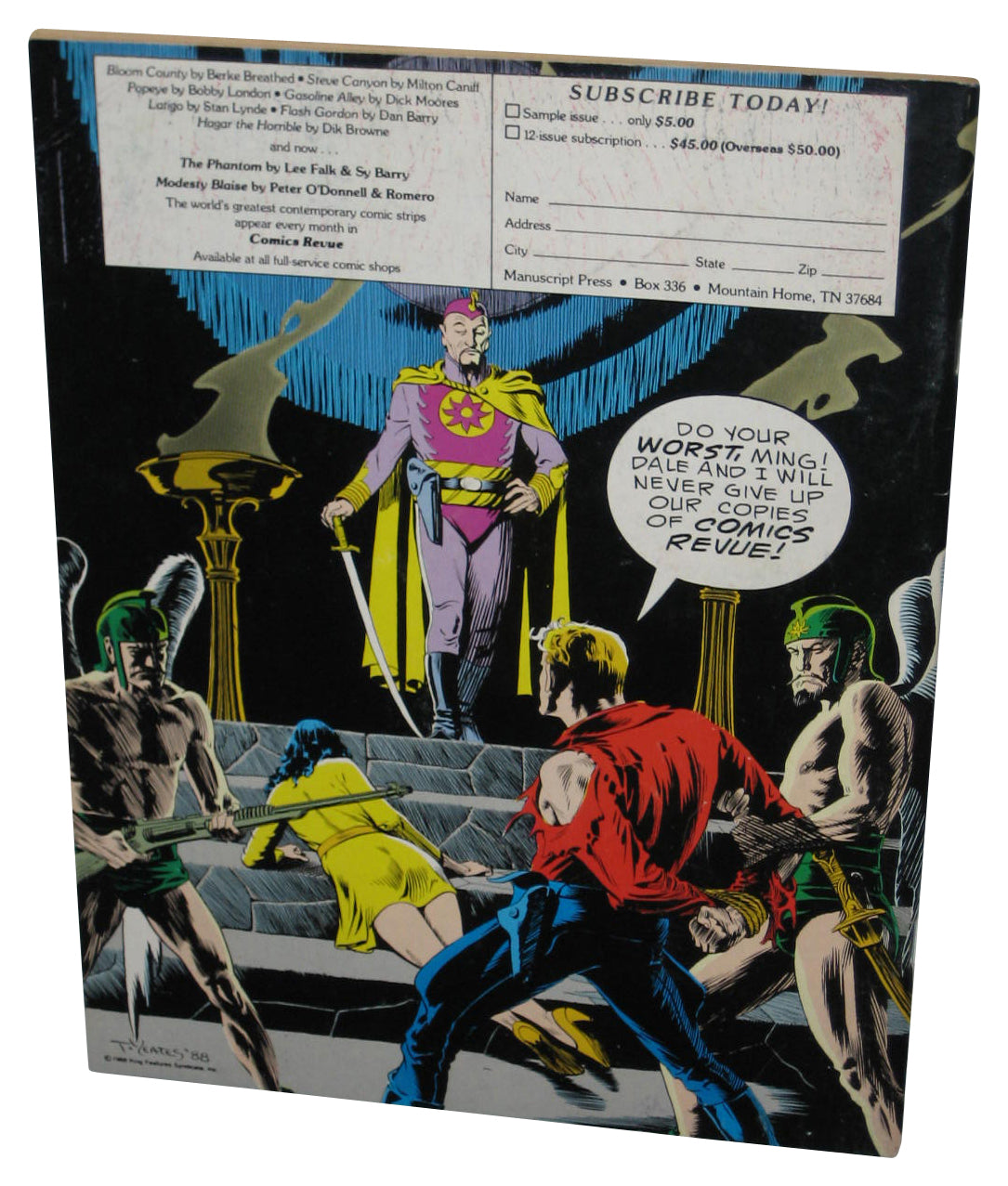 Comics Revue Magazine Book #42 - (Calvin and Hobbes Cover)