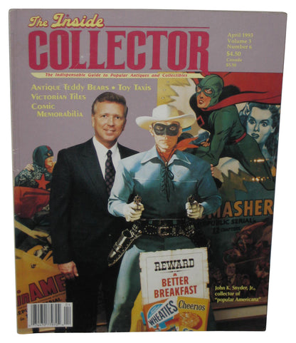 The Inside Collector April 1993 Vol. 3 No. 6 Magazine Book - (Damaged)