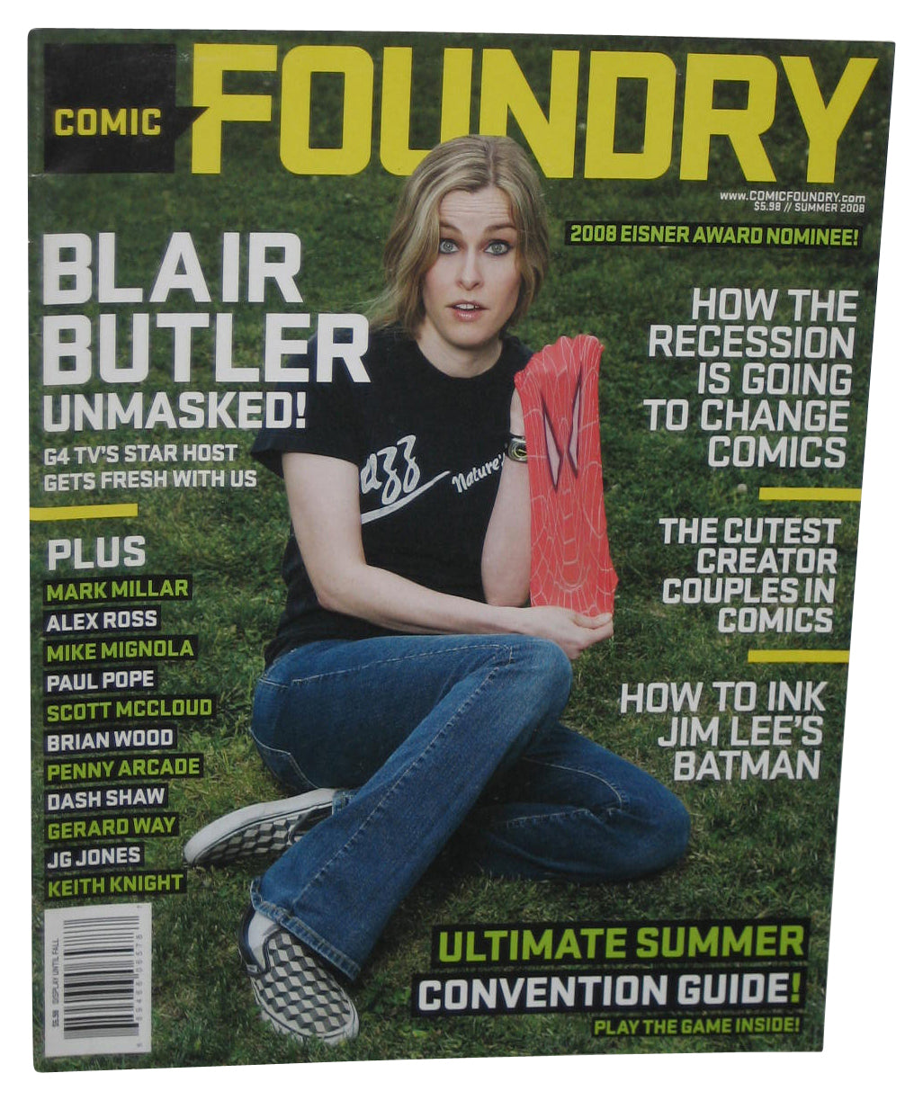 Comic Foundry Summer 2008 Magazine Book - (Blair Butler Unmasked Cover)