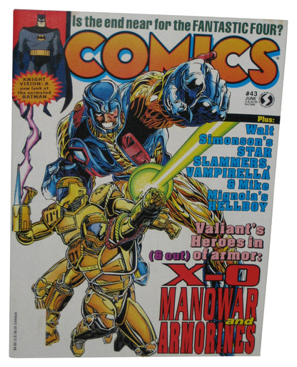 Comics June 1993 Magazine Book #43 - (X-O Manowar and Armorines Cover)