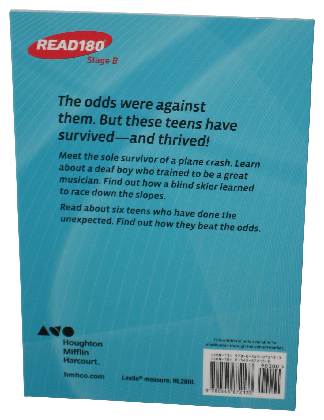 Against The Odds True Teen Stories (2012) Houghton Mifflin Paperback Book