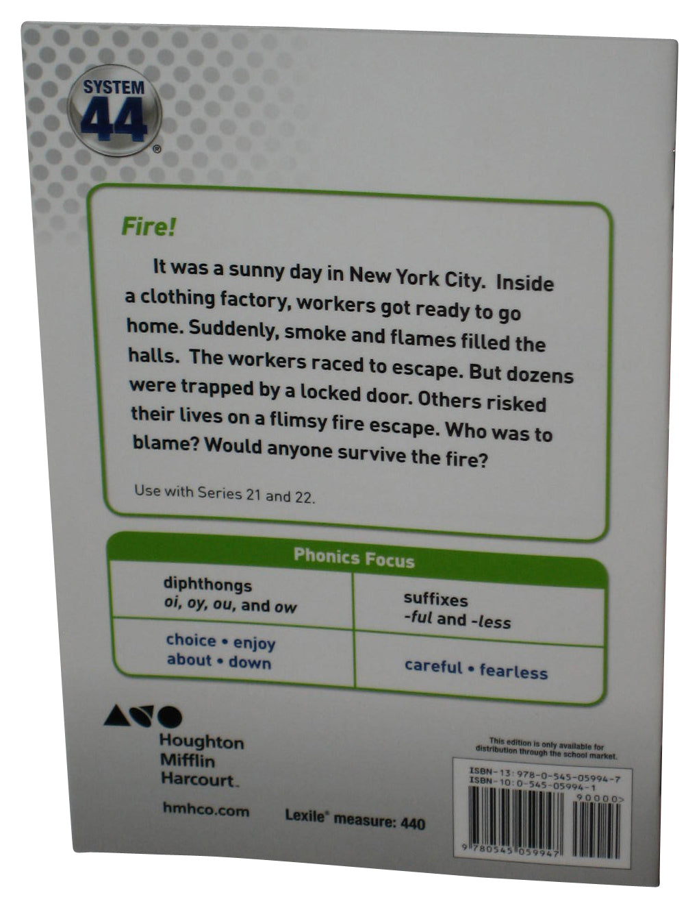 Fire! The Triangle Shirtwaist Factory Tragedy (2009) Paperback Book