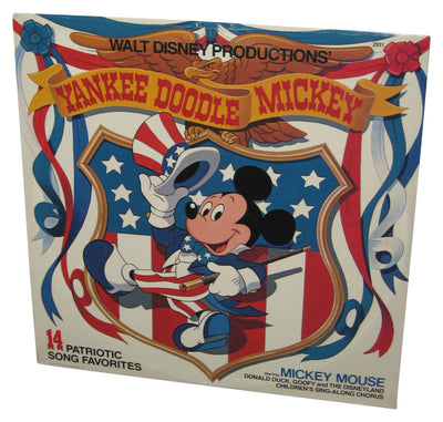 Disney Yankee Doodle Mickey Patriotic Song Favorites (1980) Vinyl Record #2511