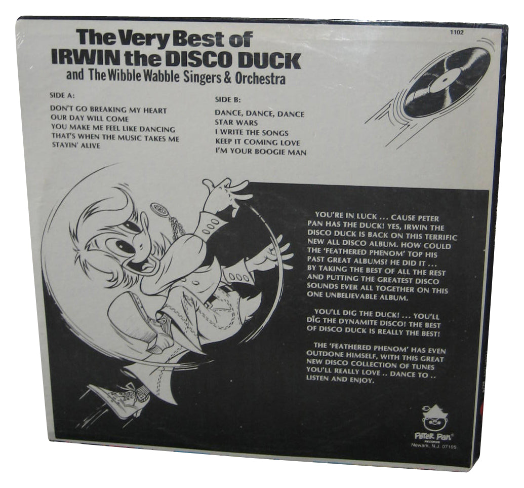 Peter Pan The Very Best of Irwin The Disco Duck (1977) Vinyl Record #8234