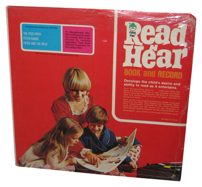 Peter Pan 3 Favorite Stories Vinyl Record & Book - (Peter And The Wolf, Rabbit & Pied Piper)