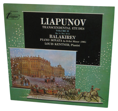 Liapunov Transcendental Etudes Vol. 2 Vinyl Record - (Op. 11 Nos. 10-12 Balakirev Piano Sonata in B-Flat Minor)