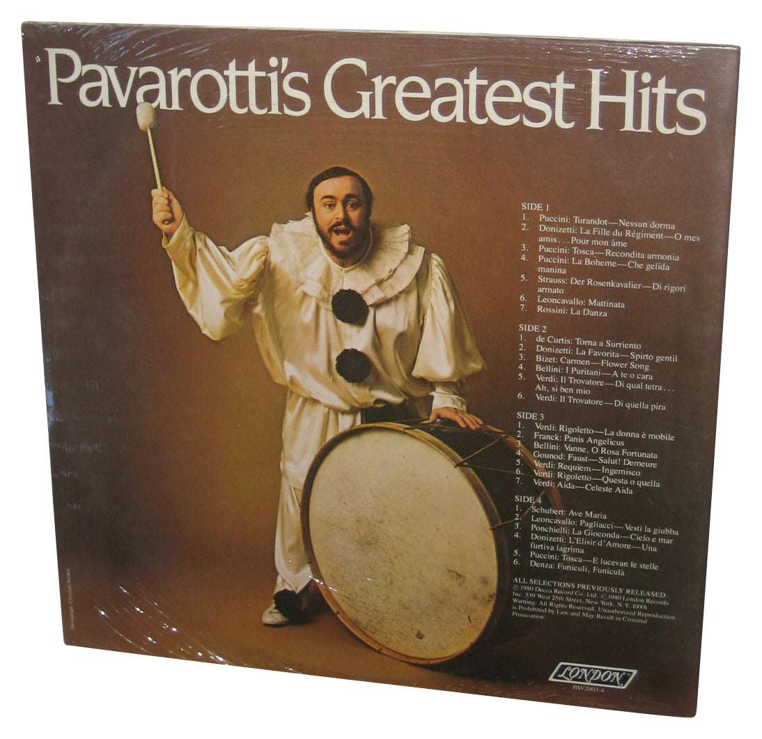 Pavarotti's Greatest Hits (1980) London Vinyl Record