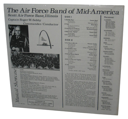 The Airforce Band of Mid-America Musical Showcase Vinyl Record